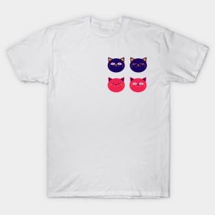 Cute Cat Faces T-Shirt